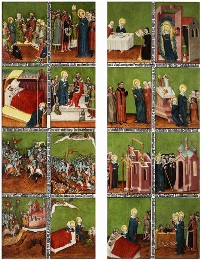 Leyenda de Santa Eduviges, alas del tríptico de Unbekannt Unbekannt